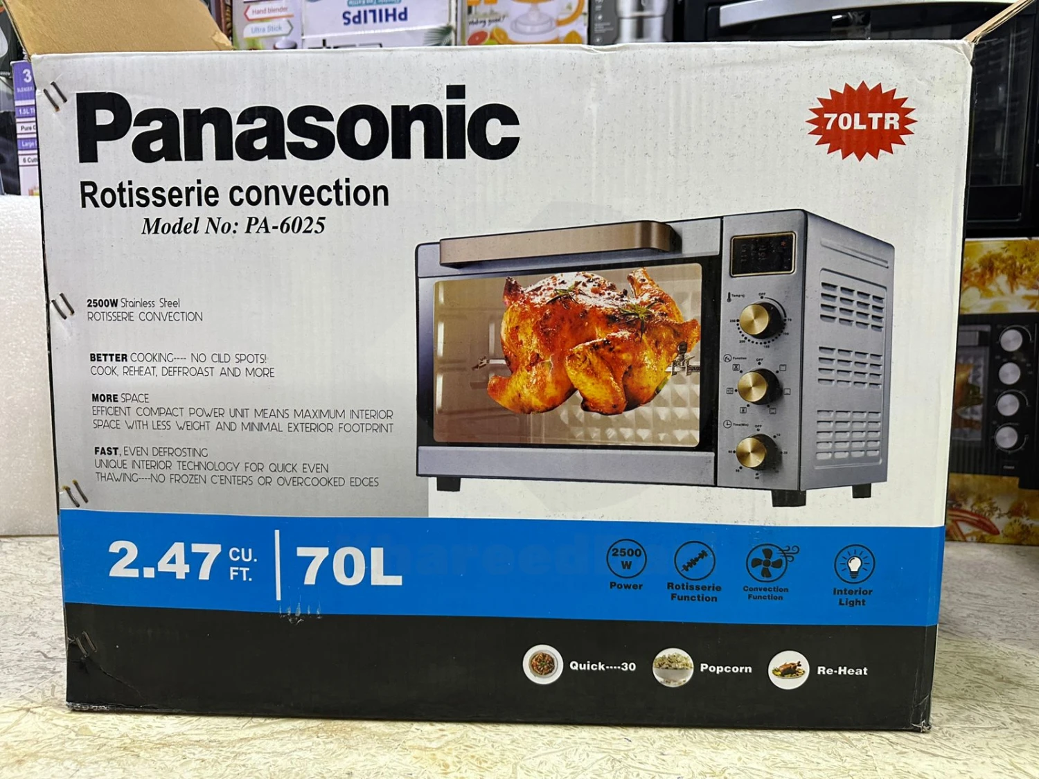 Panasonic Rotisserie Convection Oven PA-6025 - Perfect Roasting & Baking
