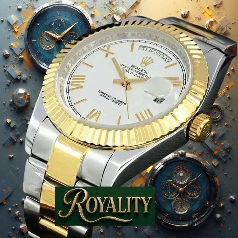 Rolex Day-Date 40 Two-Tone Oyster Bracelet Watch | Luxury Timepiece Pakistan